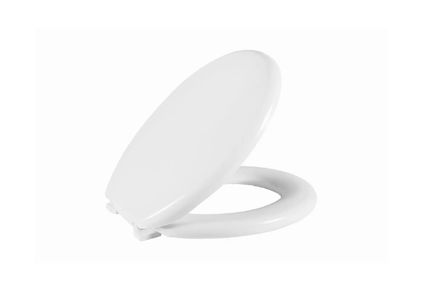 Assento Almofadado Convencional Astra Oval Branco - 1