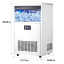 Ver imagem 6 de Takywep Máquina de Gelo Comercial 130lbs/dia 27lbs Aço Inox 300w