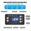 Ver imagem 3 de Takywep Máquina de Gelo Comercial 130lbs/dia 27lbs Aço Inox 300w