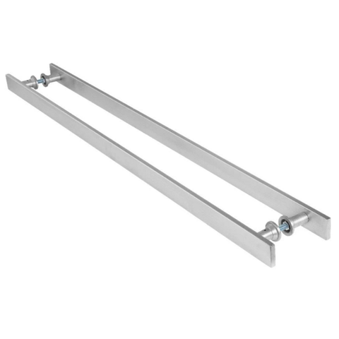Puxador Inox Escovado Barra Chata 40cm Todas Portas