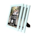 Ver imagem 1 de Kit 3 Porta Retrato 20x25 Acetato Quadro Gravata Imagem Decoração Aparador:branco