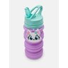 Garrafa Retratil Infantil Pet Sereia Lilas Puket Menina - 2