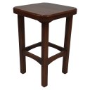 Ver imagem 1 de Banquinho Madeira Banqueta Pequena Quadrada Mel