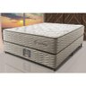 Cama Box Casal Colchão Euro + Box 138x188x71 Molas Ensacadas Cama inBox Ocean Bege - 1