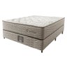 Cama Box Casal Colchão Euro + Box 138x188x71 Molas Ensacadas Cama inBox Ocean Bege - 5