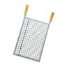 Grelha Popular Moeda Inox 50x30 para Churrasco Cabo Madeira N° 3 - Gudim - 1