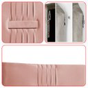 Ver imagem 7 de Cabeceira Painel Estofada Nevada Suede Rosa Casal 1,40m para Cama Box