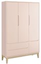 Ver imagem 1 de Guarda-Roupa Retrô 3 Portas Classic New Fosco com Natural - Reller