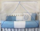 Ver imagem 1 de Kit Kids com Mosquiteiro Comum - Realeza Azul