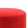 Puff Banco Luca em Tecido Suede - Vermelho - 3