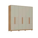 Ver imagem 2 de Guarda Roupa Casal 6 Portas Toronto Cedro Carraro