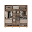 Ver imagem 3 de Guarda Roupa Casal 6 Portas Toronto Cedro Carraro