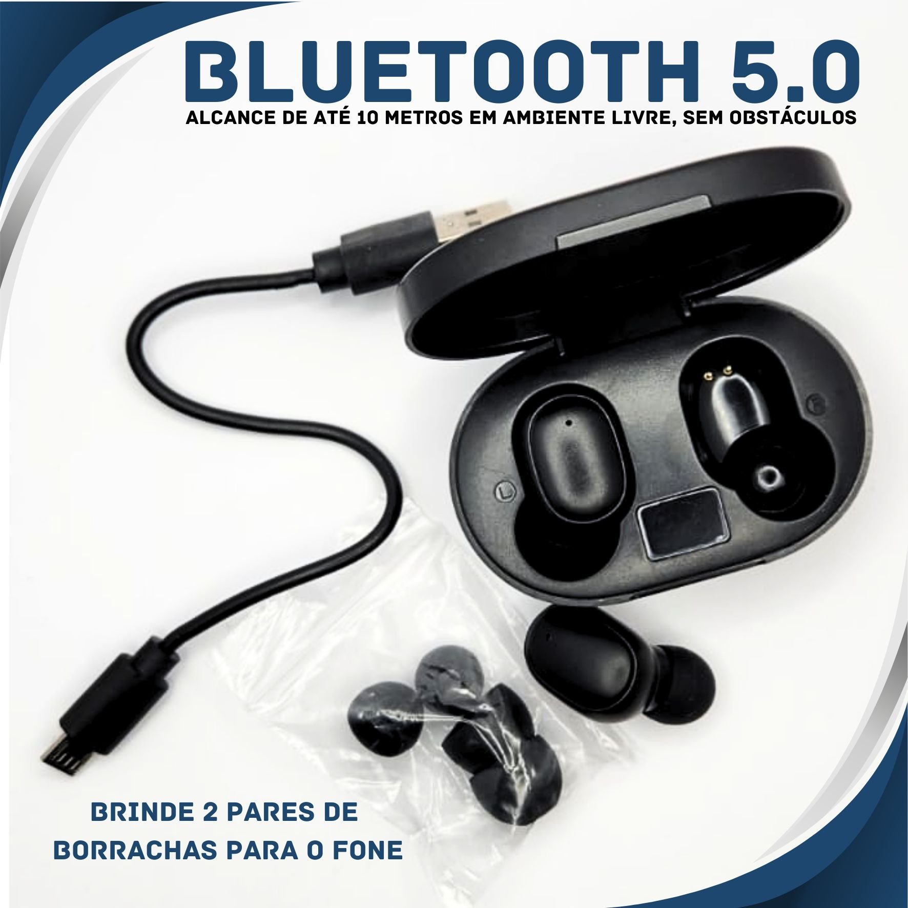 Fone de Ouvido Bluetooth Airdotspro Redmi com Visor - 2