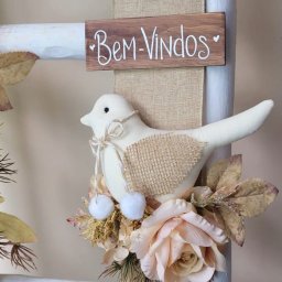 Fita de Porta Creme Bem Vindos 1,80x25cm - 5