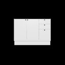 Ver imagem 7 de Balcão para Cozinha 2 Portas 3 Gavetas em MDF sem Tampo Sevilha Branco/Artico