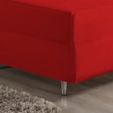 Ver imagem 3 de Jogo de Cama Casal Nobre 3 Peças Luva de Box 55cm de Altura Malha 100% Algodão - Vermelho