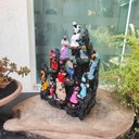 Ver imagem 7 de Altar Congá com 12 Orixás de 10 Cm Umbanda Cinza