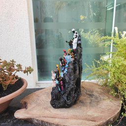 Altar Congá com 12 Orixás de 10 Cm Umbanda Cinza - 6
