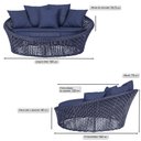 Ver imagem 2 de Chaise Hungria Alumínio Pintura Fendi Corda Náutica E10 Trama Original