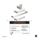 Ver imagem 2 de Acessórios para Banheiro 4 Peças Aço Inox 304 São Domingos Pingoo.casa - Prata Escovado