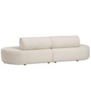 Ver mais imagens de Sofá Orgânico Horizonte 4 Lugares 230cm Bouclé Off White - Nexta Casa