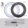 Ring Light 6" de Mesa + Tripé Iluminador Arco de Led - 3