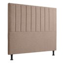 Ver imagem 1 de Cabeceira Bella Box Casal 160cm Linho Cinza - Star Confort