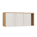 Ver imagem 1 de Módulo Aéreo para Quarto 3 Portas Elegance Marrom/Angelin|Blanc