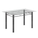 Ver imagem 4 de Conjunto de Sala de Jantar com 4 Cadeiras Lívia Prata/Arabesco