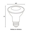 Ver imagem 2 de 10 Lâmpadas Led Par20 E27 - 8w 650lm 127v/220v 3.000k 10 Lâmpadas Led Par20 E27 - 8w 650lm 127v/220v