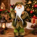 Ver imagem 4 de Papai Noel Marrom e Verde 30 cm Grillo - 65545-318
