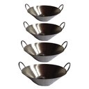 Ver imagem 1 de Kit Cozinha Restaurante e Eventos Tacho de Aço Inox 4 Peças