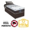 Cama Box Baú Solteiro Colchão Gazin Molas Ensacadas Com Euro In - 13