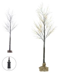 Arvore Decor 96 Led Bivolt Branco Quente 1,8m Florarte - 5