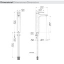 Ver imagem 2 de Monocomando Bica Alta de Mesa para Lavatório Coldstart Lift Cromado Docol