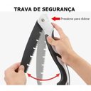 Ver imagem 5 de Serra Serrote Dobrável Profissional Lâmina 250mm Poda Galhos Tronco