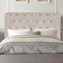 Ver imagem 2 de Cabeceira para Cama Box Casal 1,40 Cm Brenda- House Bege