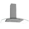 Coifa Fogatti de Parede Clean Vidro Curvo Kromanox 90cm - 1