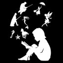 Ver imagem 2 de Adesivo Menina Livro Fantasia Criança Decoração Parede Quarto Sala Escola:preto