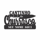 Ver imagem 1 de Placa Quadro Cantinho do Churrasco Personalizada Mdf 60x35cm