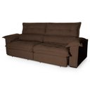 Ver imagem 6 de Sofá Retrátil Reclinável Aconchego 2,70m Bouclê