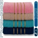 Ver imagem 1 de Kit 4 Toalhas Banho Grossas Banhão 70 X 140 Montreal Super Luxo Alta Absorção