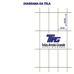 TELA SOLDADA TAG MALHA 5x10cm FIO 1,60mm RL 25X1,2m - 4