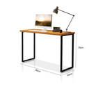 Ver mais imagens de Escrivaninha Mesa Moderna 90cm Industrial Gamer Pc MDF:Canela