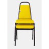 02 Cadeiras Empilhável para Hotelaria Linha Hotel Jersey Amarelo - 2