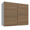 Ver imagem 1 de Armário Aéreo Madesa Stella 80 cm 2 Portas Branco/Rustic