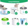 Filtro Refil Kit 4 Uni Carvao Ativado Fonte Agua Bebedouro Pet Gato Cachorro Caes Petshop Animais Po - 9