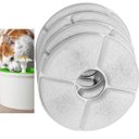 Ver imagem 1 de Filtro Refil Kit 4 Uni Carvao Ativado Fonte Agua Bebedouro Pet Gato Cachorro Caes Petshop Animais Po