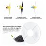 Filtro Refil Kit 4 Uni Carvao Ativado Fonte Agua Bebedouro Pet Gato Cachorro Caes Petshop Animais Po - 3
