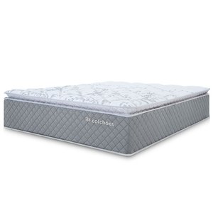 Colchão Casal Bf Colchoes Molas Ensacadas com Pillow Top Extra Conforto 138x188x38cm Bf